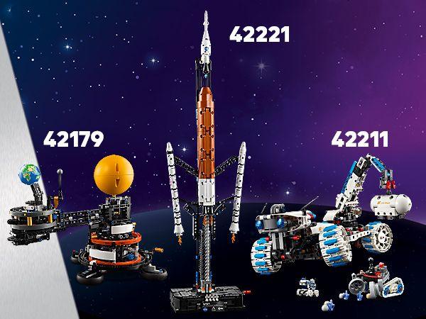 Image du produit LEGO NASA Artemis SLS-Schwerlastrakete (42221, LEGO Technic)