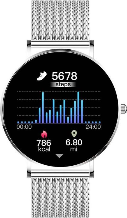 Produktbild Xcoast SIONA 2 Smartwatch 42 mm Topas Silver (42 mm)