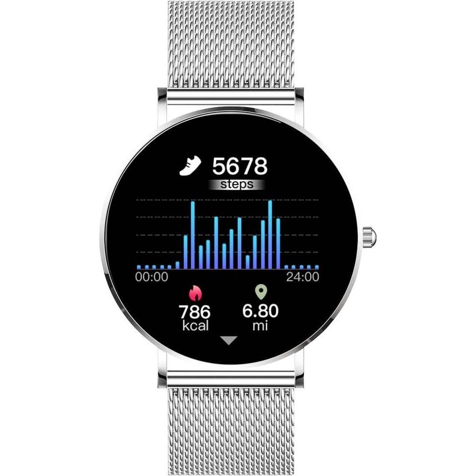 Xcoast SIONA 2 Smartwatch 42 mm Topas Silver (42 mm), Smartwatch