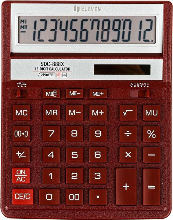 Image du produit Eleven Calculateur SDC-888XRD (Piles)
