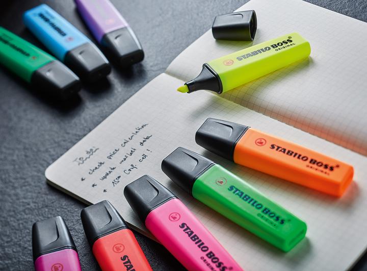 Immagine prodotto STABILO Evidenziatore - BOSS ORIGINAL - penna singola - rosa (Pink, 5 mm, 1 x)