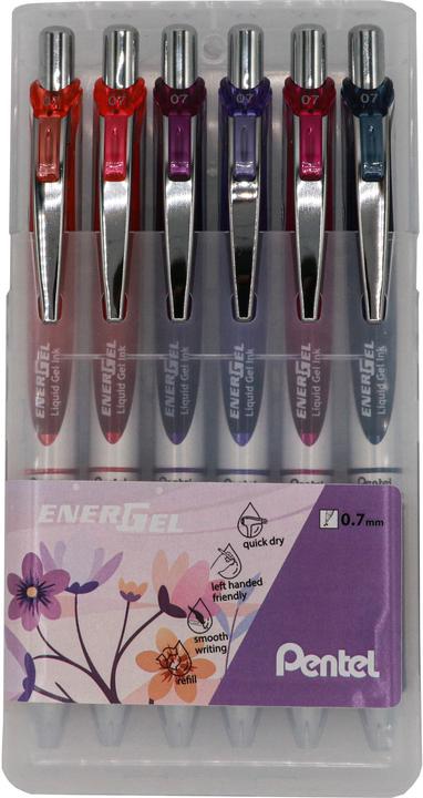 Image du produit Pentel EnerGel Tintenroller 6er Set Flora (Assortiment, 6x)