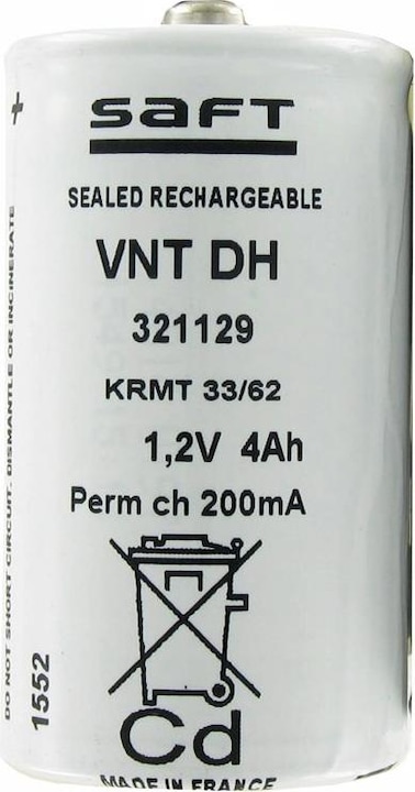 Produktbild Saft Akku VT D NiCd Mono (D, 4250 mAh)
