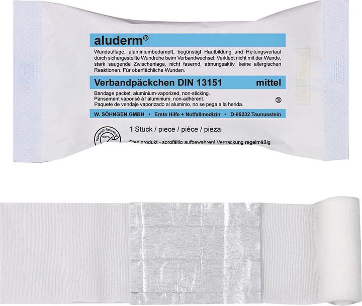 Immagine prodotto Söhngen confezione di medicazione aluderm DIN 13151, media