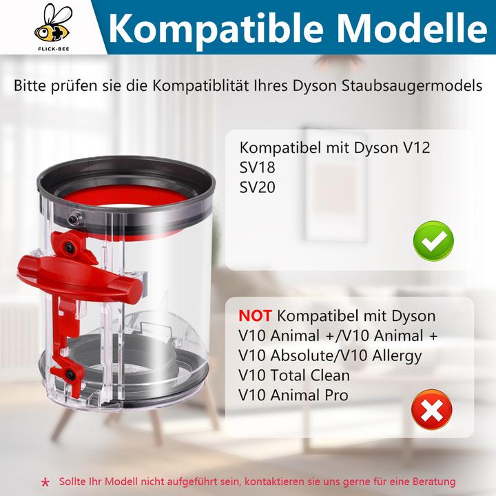 Immagine prodotto Flickbee Staubbehälter zu Dyson V12 - ersetzt 965272-01