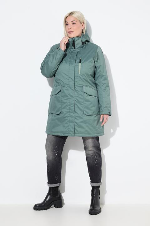 Produktbild Ulla Popken HYPRAR Outdoor-Parka, wasserdicht, Kapuze, wattiert (58)