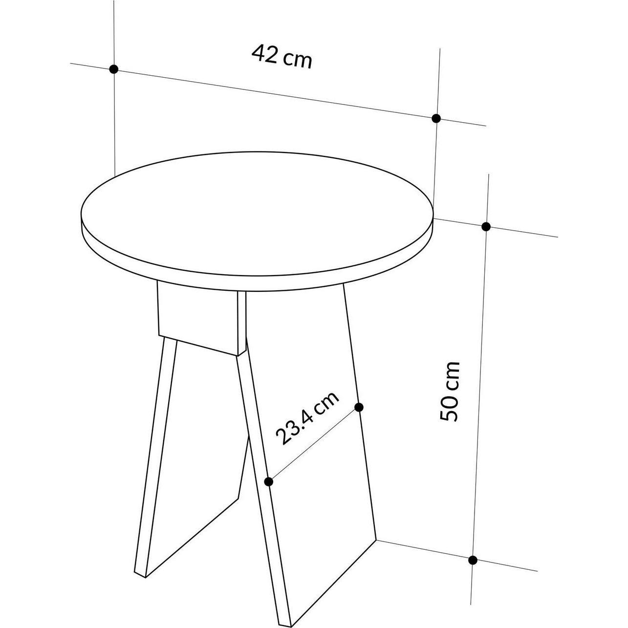 Thumbnail - Skye Decor, Couchtisch + Beistelltisch, Chen (42 x 42 x 50 cm)