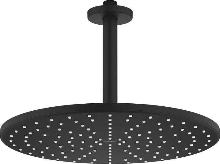 Produktbild Grohe Kopfbrauseset RAINSHOWER MONO 310 mit Deckenauslass 142mm phantom black (7.50 l/min)