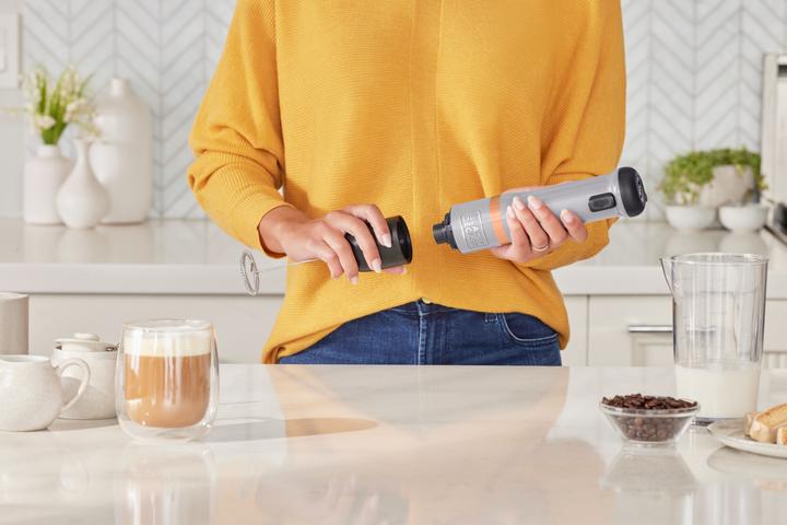 Actual product image Black & Decker Hand Blender Kitchen Wall Grey, 2-piece