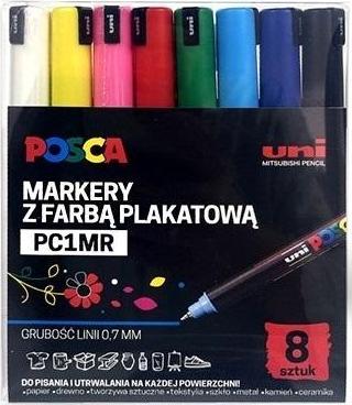 Mitsubishi Postermarker PC-1MR 8 Farben (8x)