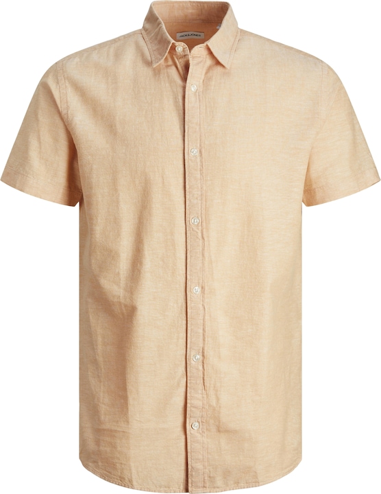Produktbild Jack & Jones Jjelinen Blend Shirt Ss Sn Pls (4XL)