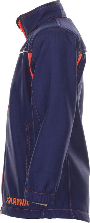Actual product image Planam Softshell jacket junior navy/orange 110/116 (110)