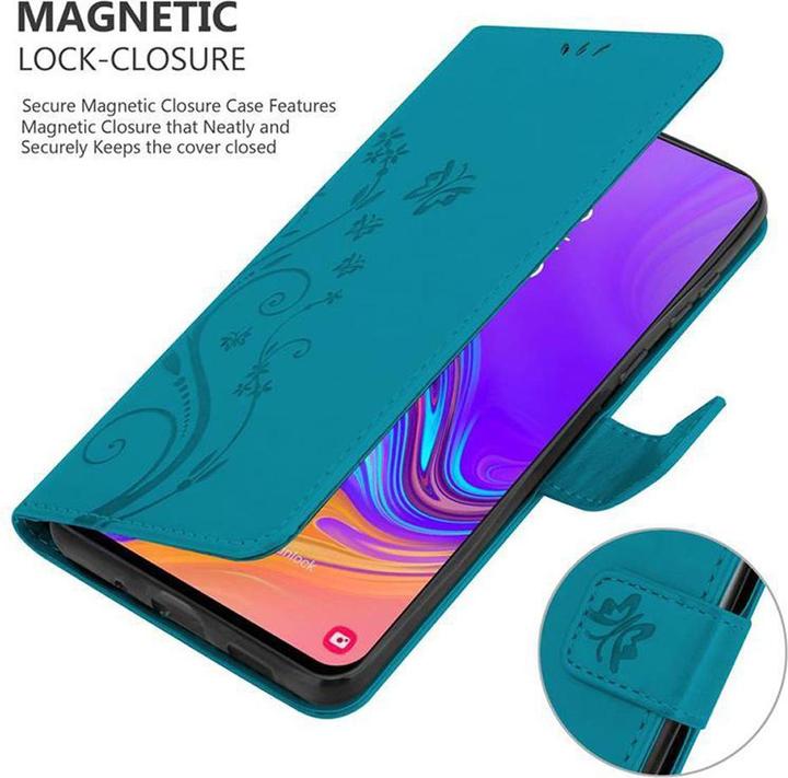 Actual product image Cadorabo Flower Book Cover (Samsung Galaxy A8s)