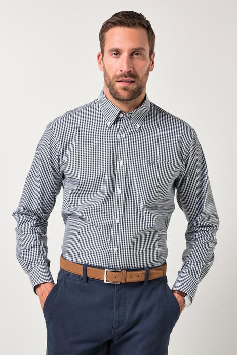 Actual product image JP1880 Easy Care Button Down Collar Comfort Fit Check Shirt (4XL)