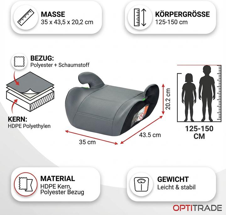 Produktbild Champ Auto-Kindersitzerhöhung (Kindersitzerhöhung, ECE R129/i-Size Norm)