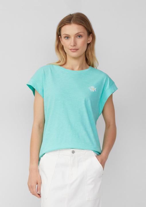 Produktbild S.Oliver T-Shirt T-Shirt im Relaxed Fit mit kleinem Artwork (40)