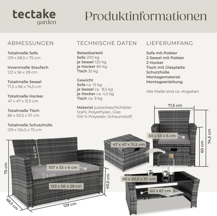 Image du produit tectake Modène
