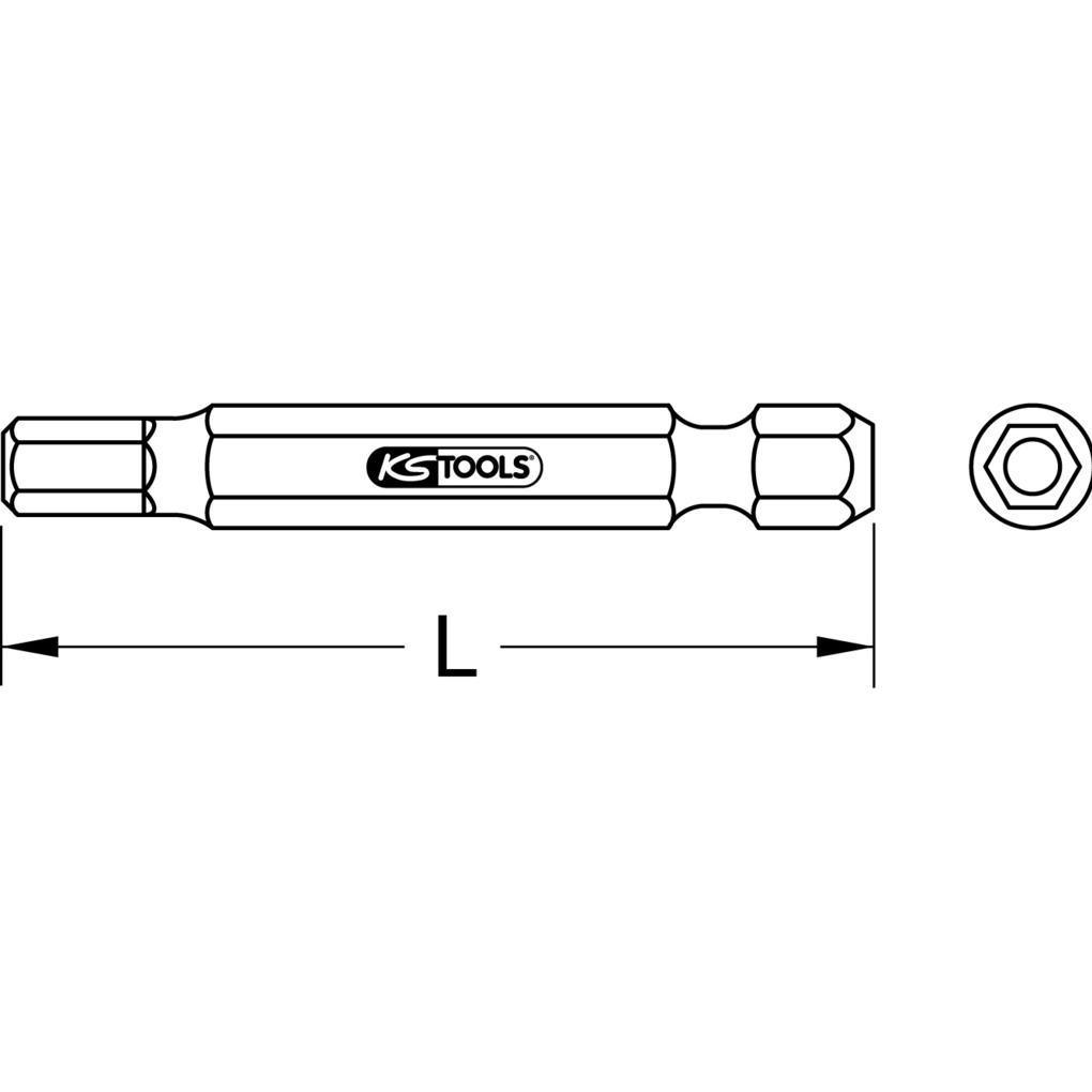 Thumbnail - KS Tools, Bits, 911.7512 (3,0 mm)