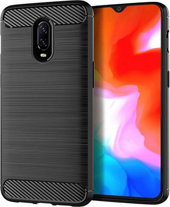 Produktbild Screenguard OnePlus 6T Hülle Carbon Brushed Soft TPU (OnePlus 6T)