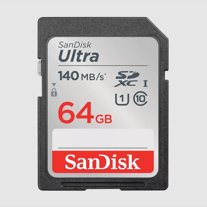 Productafbeelding SanDisk Ultra SDXC /s (64 GB, SDXC, U1, UHS-I)