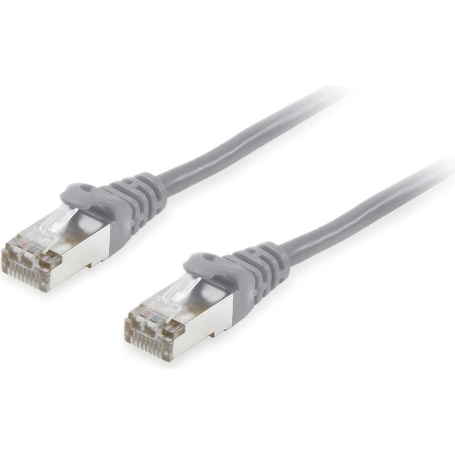 equip Patchkabel Cat6A S/FTP 2xRJ45 3.00m grau LSZH (S/FTP, CAT6a, 3 m), Netzwerkkabel