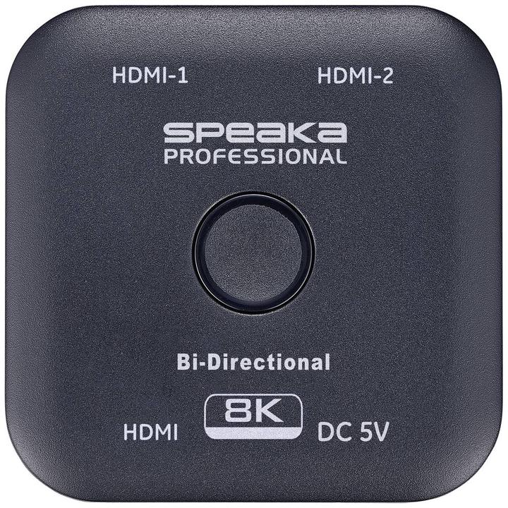 Actual product image SpeaKa Professional SP-11990132 2+1 port HDMI switch can be used bidirectionally 76