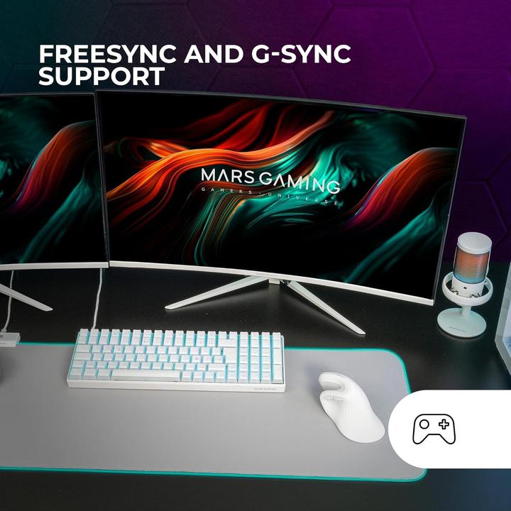 Actual product image Mars Gaming MV-27CW (1920 x 1080 pixels, 27")