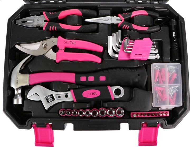 Immagine prodotto Sixtol HOME PINK 128 Set di attrezzi (128 pezzi)