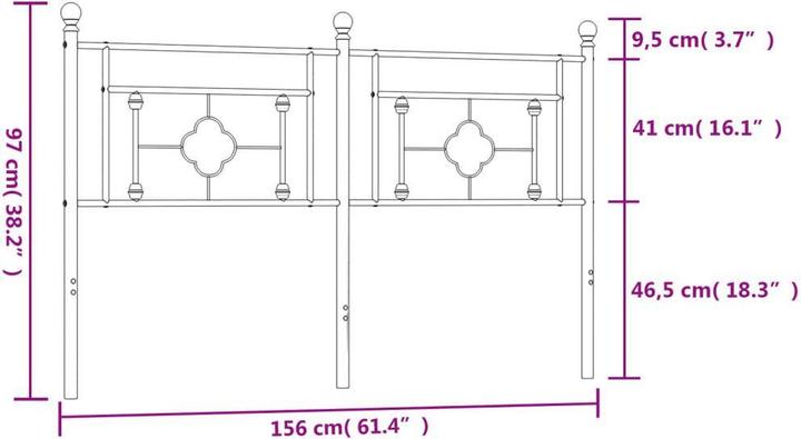 Actual product image vidaXL Jana (156 x 3 x 97 cm)