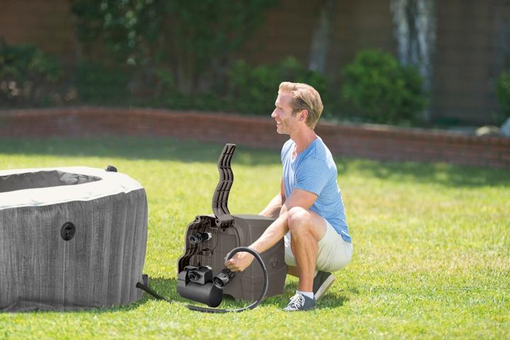 Actual product image Intex 6-Person Greywood Deluxe Round Bubble Spa Set (6 Persons)