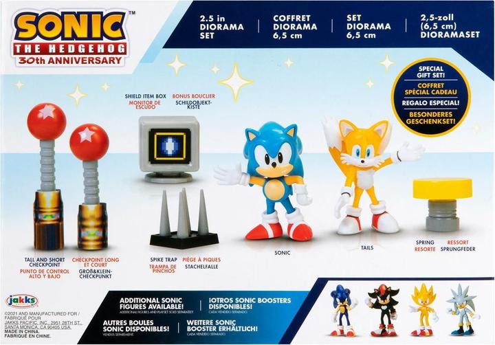 Image du produit Jakks Pacific Sonic - 2.5 Figure Diorama Set (409254) (409254)