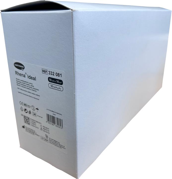 Actual product image Rhena Ideal elastic bandage 10cmx10m white 10 pcs