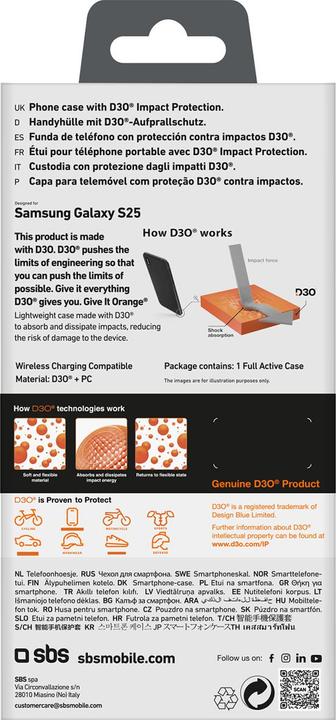Image du produit SBS Full Active D3O (Samsung Galaxy S25)