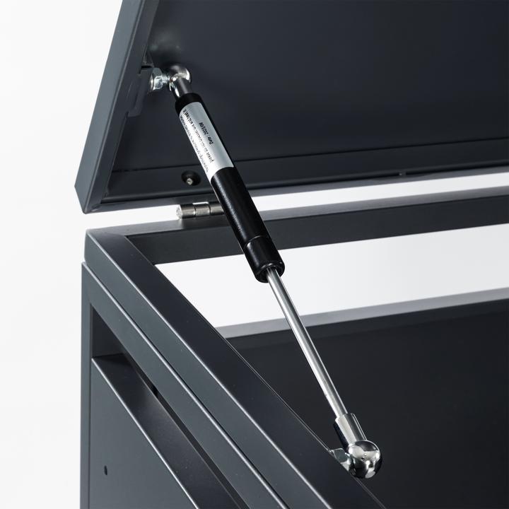 Immagine prodotto Axi Contenitore per rifiuti Lucas in metallo antracite/legno 3x 240L