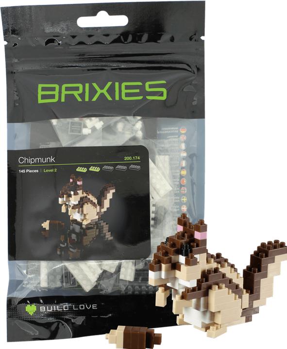 Actual product image Brixies chipmunks