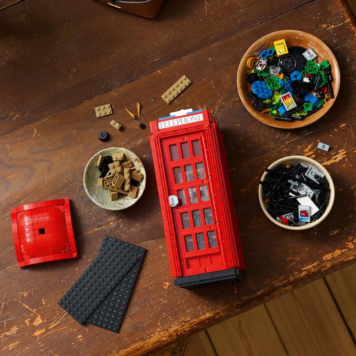 Image du produit LEGO Cabine téléphonique rouge de Londres (21347, LEGO Ideas, LEGO difficiles à trouver)