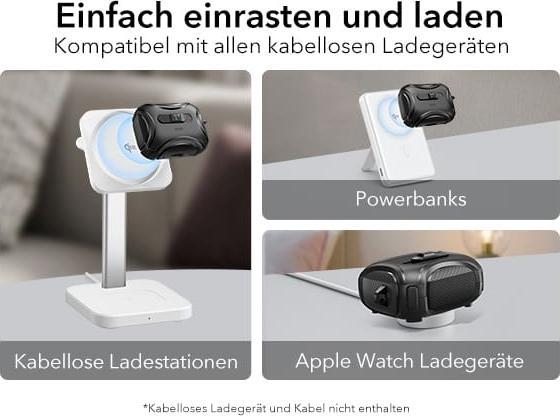 Actual product image ESR Cyber FlickLock HaloLock AirPods Pro 3 (Charging case cover)