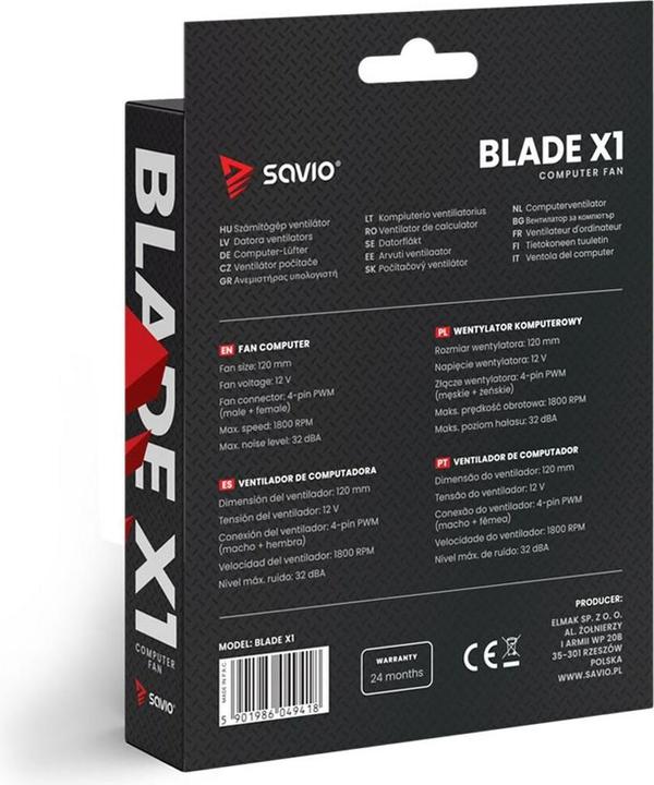 Produktbild Savio Blade (120 mm, 1x)