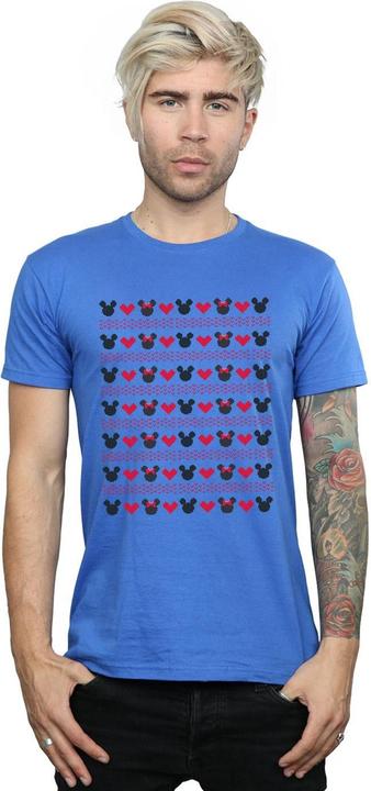 Immagine prodotto Disney Mickey And Minnie Christmas Hearts Maglietta Uomo (XL)