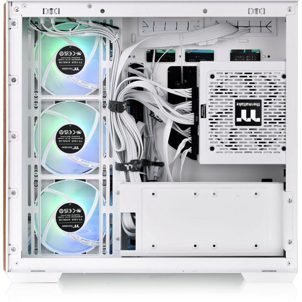 Produktbild Thermaltake Geh View 380 WS Midi Tower "ARGB Snow" White retail (Mini-ITX, ATX, mATX)