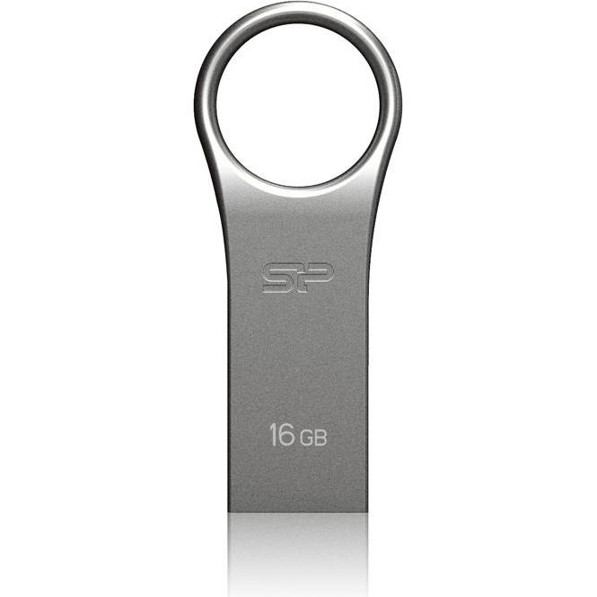 Silicon Power Firma F80 (16 GB, USB 2.0), USB Stick, Grau