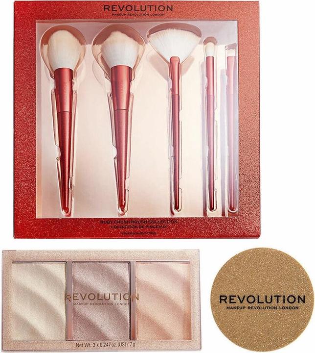 Makeup Revolution Revolution Makeup 3 Piece Highlighter Set (multicolore, Highlighter)