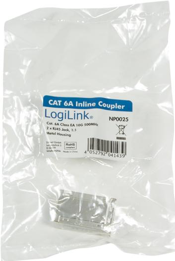 Actual product image LogiLink Patch cable connector (Network coupling)