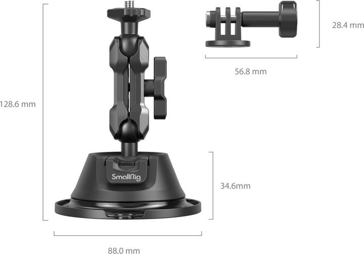 Produktbild SmallRig Portable Suction Cup Mount Support (Diverse)