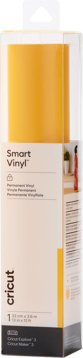 Cricut Vinylfolie Smart Permanent 33 x 366 cm, 1 stuk, Geel