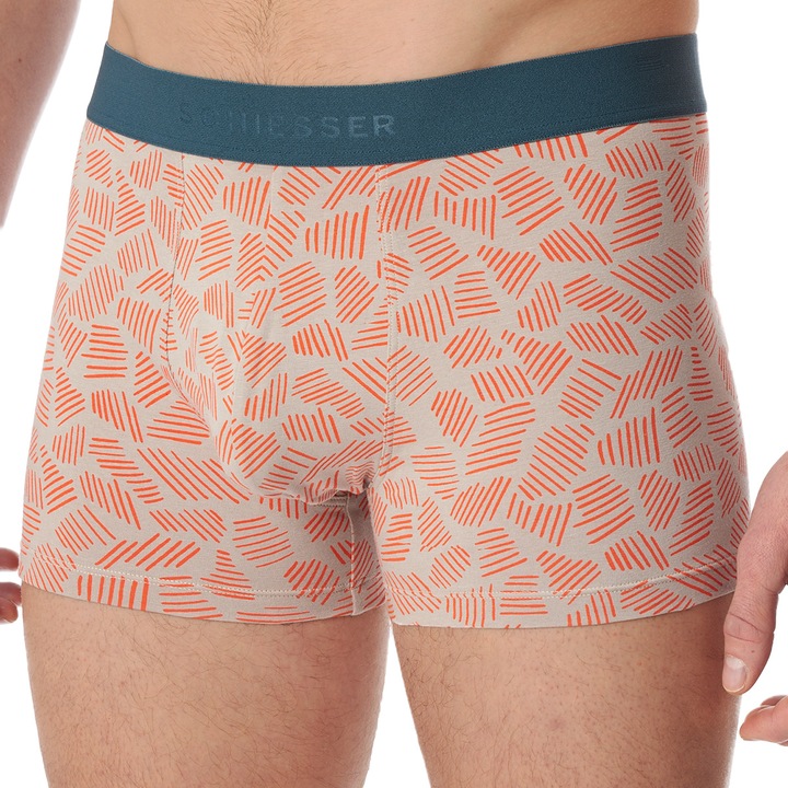 Actual product image Schiesser 3 Pack 95/5 Organic Cotton Retro Short / Pant (8, pack of 3)