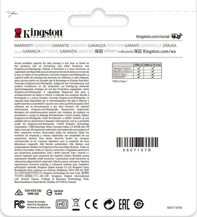 Productafbeelding Kingston DataTraveler Kyson (512 GB, USB-A)