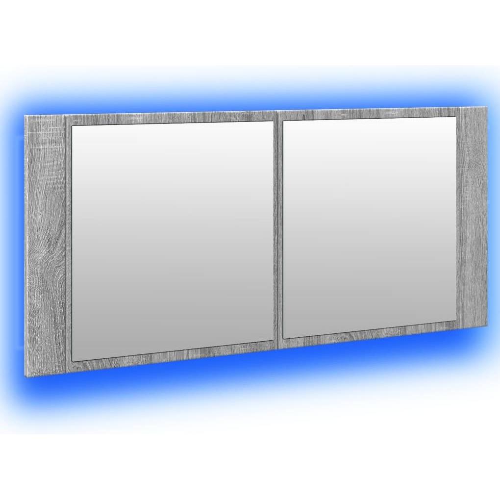 Thumbnail - VidaXL, Spiegelschrank, LED-Spiegelschrank (100 x 12 x 45 cm)
