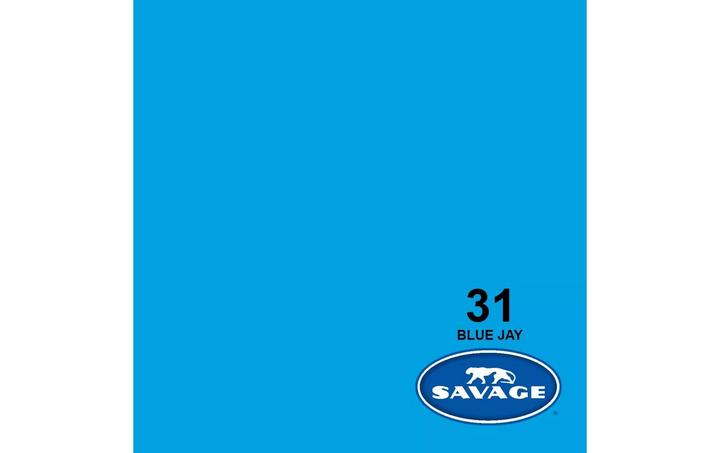Produktbild Savage Hintergrund Papier 2.72 x 11m Blue Jay (272 cm)
