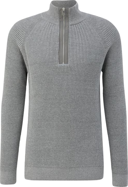 Produktbild s.Oliver Strickpullover Strickpullover mit Half-Zip (M)